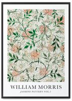 Plakat william morris kwiaty 61x91 cm w czarnej ramie