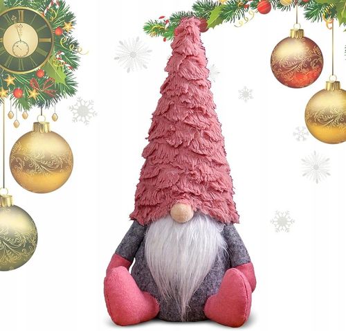 Zestaw Skrzatów Gnomów Świątecznych Pod Choinkę Krasnale Ozdobne 4 Sztuki na Arena.pl