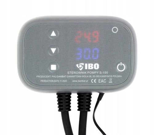 STEROWNIK DO POMPY OBIEGOWEJ C.O. PIECA REGULATOR IBO S-150 WYŁĄCZNIK LED na Arena.pl