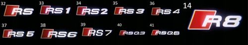 LED LOGO PROJEKTOR AUDI A1 A3 A4 A5 A6 A7 A8 Q3 Q5 Q7 R8 TT na Arena.pl