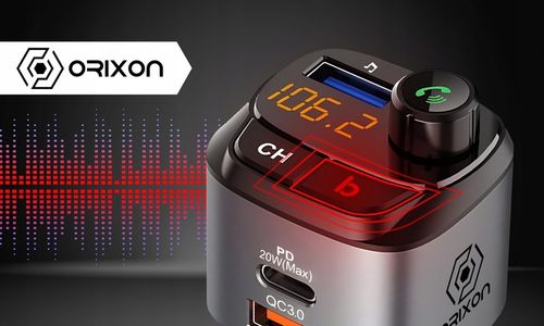 TRANSMITER SAMOCHODOWY BLUETOOTH FM 2X USB TRANSMITER WIELOFUNKCYJNY na Arena.pl