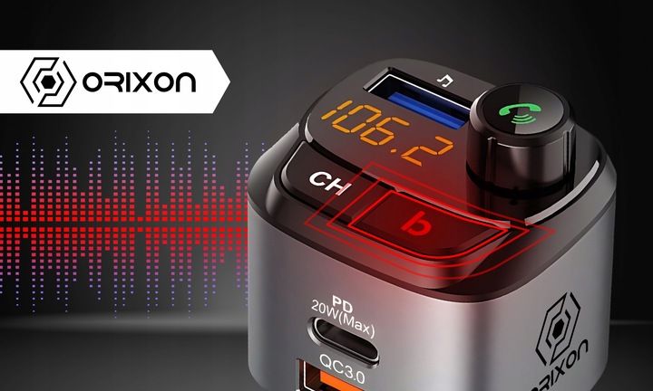 TRANSMITER SAMOCHODOWY BLUETOOTH FM 2X USB TRANSMITER WIELOFUNKCYJNY zdjęcie 9