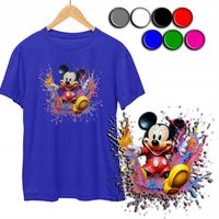KOSZULKA DZIECIĘCA T-SHIRT Z NADRUKIEM - MYSZKA MICKEY MIKI - S 122-128