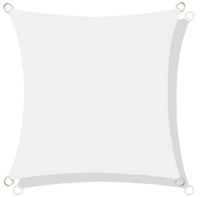żagiel przeciwsłoneczny wodoodporny ortalion 3x3 m biały