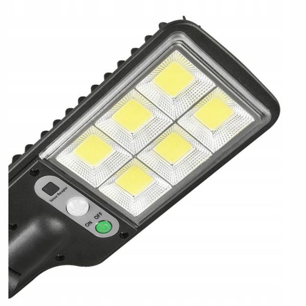 Mini latarnia solarna 6 x COB pilot+czujnik ruchu. zdjęcie 1