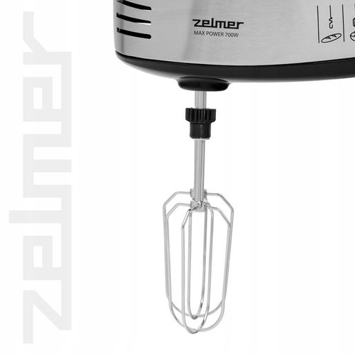 MIKSER RĘCZNY ZELMER LEKKI ROBOT KUCHENNY Z MISĄ 2,5L 4 KOŃCÓWKI TURBO na Arena.pl