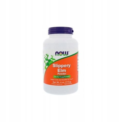 Now Foods Wiąz czerwony (Slippery Elm) w proszku - 113 g na Arena.pl