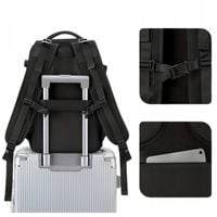 Plecak turystyczny 20-40 l czarny plecak szkolny