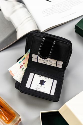 klasyczny, pojemny portfel damski ze skóry ekologicznej - 4u cavaldi na Arena.pl