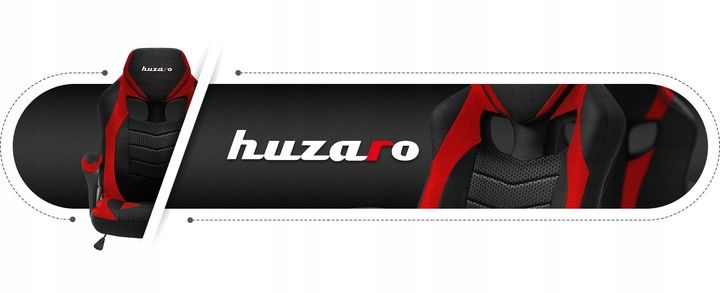 Fotel Gamingowy HUZARO FORCE 2.5 Red Mesh zdjęcie 5