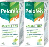 Phytopharm Pelafen KID 3+ Zatoki i Nos 100 ml płyn malinowy