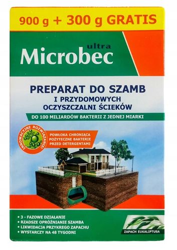 BIO MICROBEC Ultra 10 x MOCNIEJSZY BAKTERIE 1,2 kg na Arena.pl