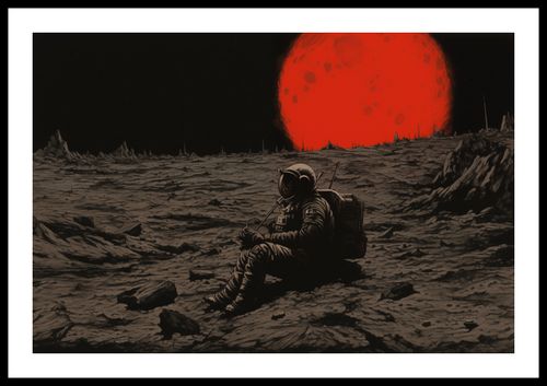 Plakat 60x40cm Samotność w Kosmosie na Arena.pl