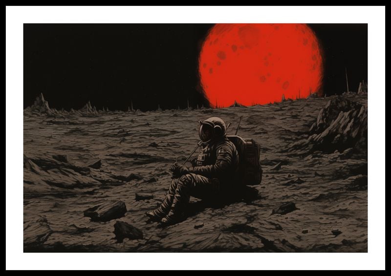 Plakat 60x40cm Samotność w Kosmosie zdjęcie 3