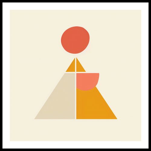 Plakat 80x80cm Piramida Równowagi na Arena.pl