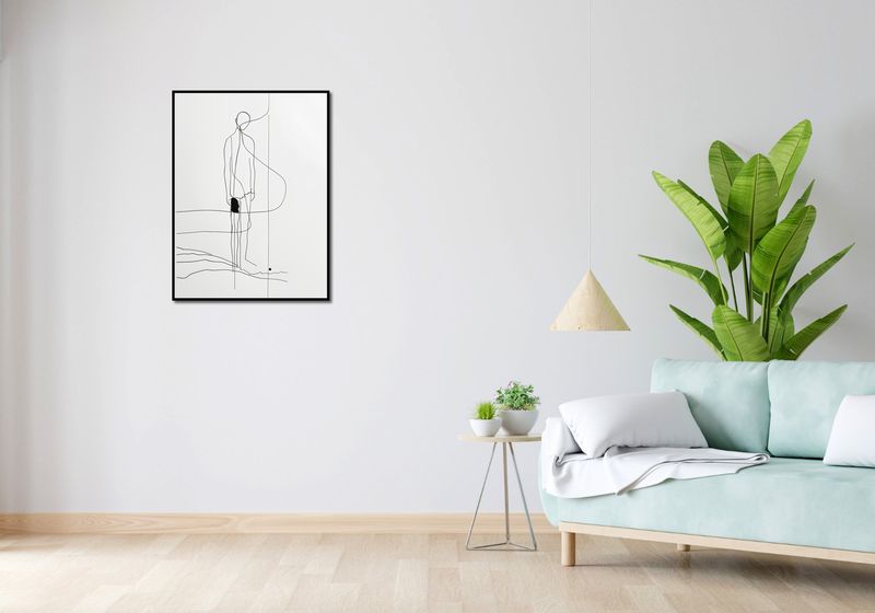 Plakat 60x80cm Samotna Wędrówka zdjęcie 4