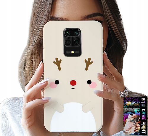 ETUI DO XIAOMI NOTE 9 PRO / 9S - RENIFEREK, RENIFER, ŚWIĄTECZNE WZORY na Arena.pl