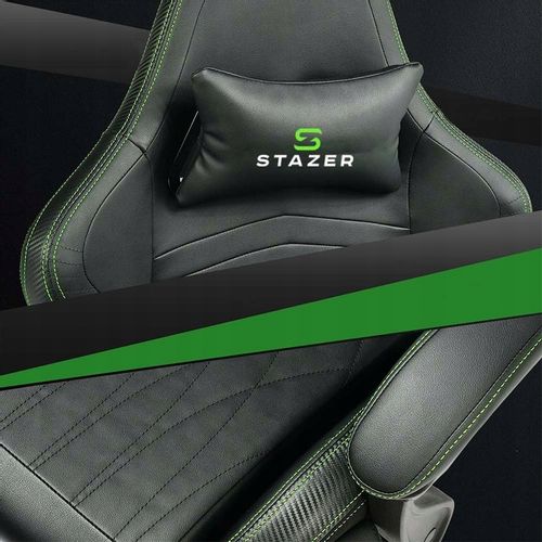 FOTEL KUBEŁKOWY OBROTOWY GAMINGOWY KRZESŁO GRACZA ERGONOMICZNY Z PODNÓŻKIEM na Arena.pl