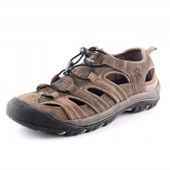 BUTY ROBOCZE SANDAŁY TREKKINGOWE SPORTOWE ODDYCHAJĄCE MĘSKIE SKÓRA