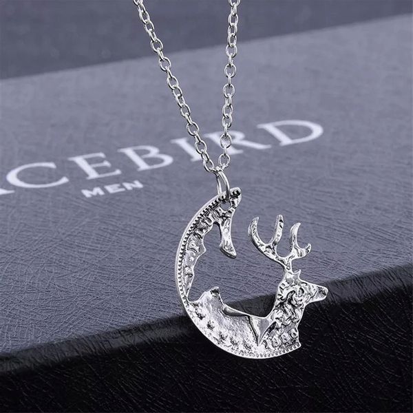 Naszyjnik PRZYJAŹŃI i Miłości komplet Jeleń Łania Dla Myśliwego Dla Niego zdjęcie 5