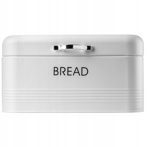 Chlebak Pojemnik Na Pieczywo Chleb Metalowy Biały na Arena.pl