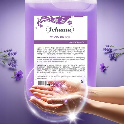 MYDŁO W PŁYNIE DO DOZOWNIKÓW DO RĄK 5L WYDAJNE KWIATOWE ANTYBAKTERYJNE na Arena.pl