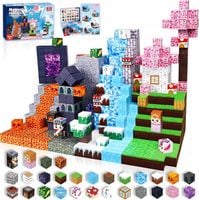 KONSTRUKCYJNE KLOCKI MAGNETYCZNE DLA DZIECI ZESTAW 150 EL LUDZIKI TILES
