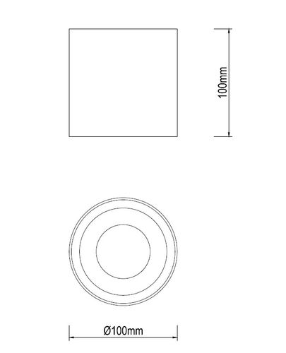 Spot Dann Lux Design Fico DLD5207 Czarny na Arena.pl