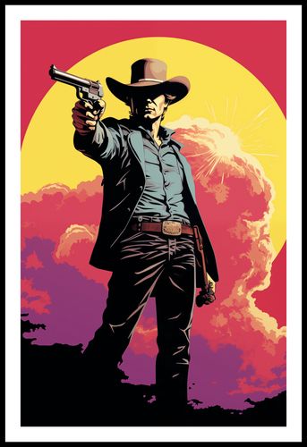 Plakat 53x81cm Strzelec z Epoki na Arena.pl