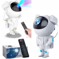 LAMPKA NOCNA PROJEKTOR GWIAZD ASTRONAUTA 8 TRYBÓW