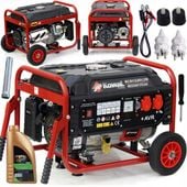 PROFESJONALNY AGREGAT PRĄDOTWÓRCZY 5,2kW KOŁA AVR+ MIEDZIANY STOJAN