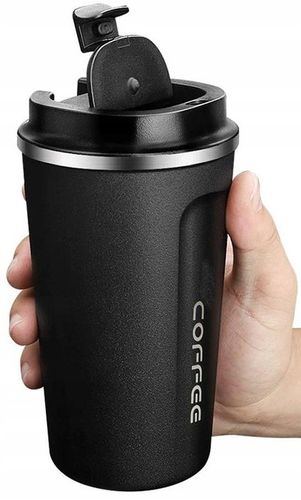 Kubek termiczny COFFEE herbatę Stal Czarny termos kawę szczelny 510ML na Arena.pl