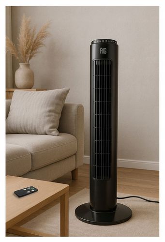 WENTYLATOR KOLUMNOWY DUŻY WIATRAK PODŁOGOWY TIMER OSCYLACJA KOLUMNA na Arena.pl