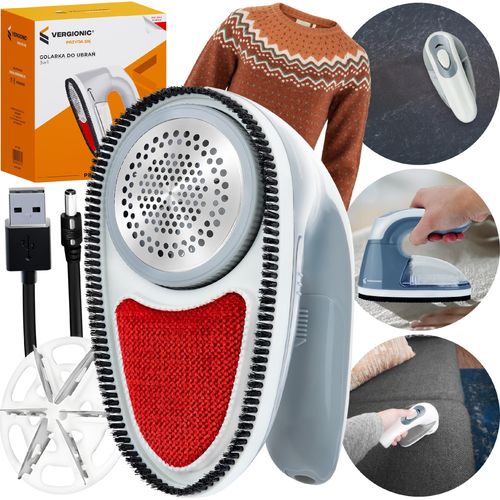 Golarka do ubrań 3W VERGIONIC maszynka do swetrów 6 ostrzy USB na Arena.pl