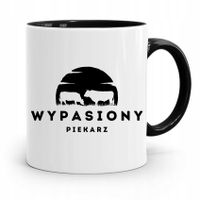 Kubek Czarny Prezent Dla Wypasionego Piekarza Z Nadrukiem Ze Zdjęciem