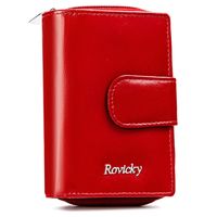 mały portfel damski ze skóry naturalnej - rovicky