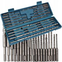 WIERTŁA DO BETONU SDS ZESTAW WIERTEŁ WIERTŁO 20SZT etui 5-20MM walizka