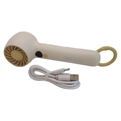 mini wentylator kieszonkowy wiatraczek beżowy na Arena.pl