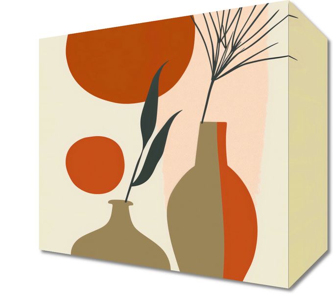 Obraz 20x20cm Wazy w Czerwieni zdjęcie 1