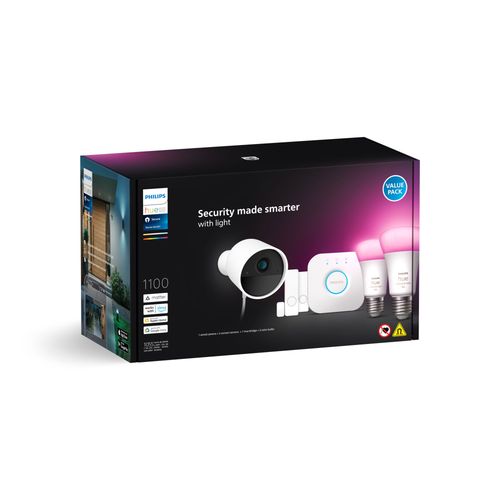 Zestaw startowy PHILIPS HUE Secure z kamerą na Arena.pl