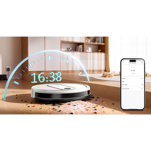 Robot sprzątający Laresar P10 Automatyczny odkurzacz mopujący moc 4500Pa na Arena.pl