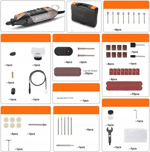MINI SZLIFIERKA DO SZLIFOWANIA DREWNA METALU FREZARKA WIELOFUNKCYJNA na Arena.pl