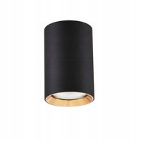Plafon okrągły Light Prestige 6 x 9 cm czarny, żółty