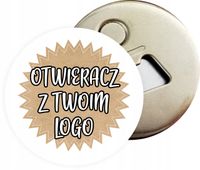 Otwieracz magnes REKLAMOWY Z TWOIM LOGO NAPISEM GRAFIKĄ