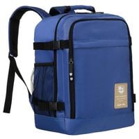 podróżny plecak z wodoodpornego poliestru w niebieskim kolorze