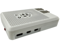 Obudowa Raspberry Pi 5 Modular M2 Wentylator biała bez wieszaka na sciane