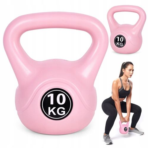 Kettlebell kettle 10 kg do ćwiczeń hantla kula odważnik obciążenie ciężar na Arena.pl
