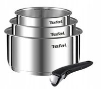 Zestaw garnków Tefal Ingenio Emotion L8964S44 stal nierdzewna 4 el.