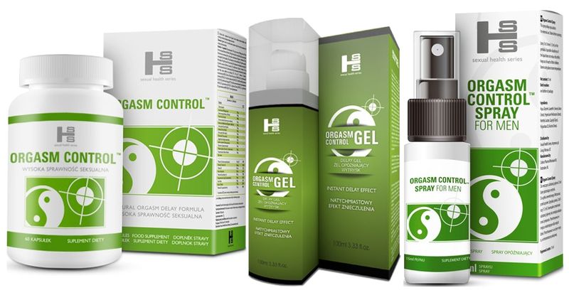 Orgasm Control 1X Tabletki + 1X Spray + 1X Żel zdjęcie 1