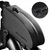 Rockbros sakwa rowerowa torba na rower na ramę wodoodporna 1,6 l, czarna